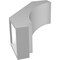Ekena Millwork 5 1/2-in. W x 12-in. D x 16-in. H Imperial Architectural Grade PVC Knee Brace BRCP055X12X16IMP - alternate 4